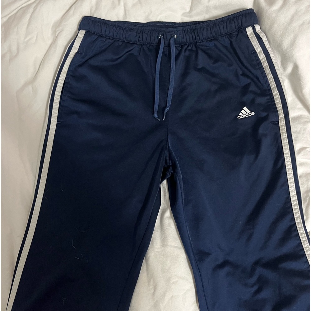 Adidas blue track pants